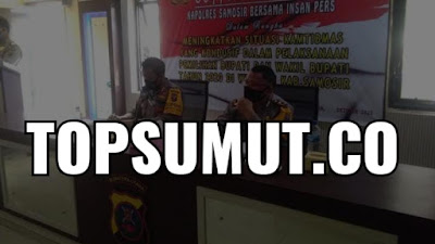 Tingkatkan Kamtibmas Aman, Polres Samosir Coffe Morning Bersama Insan Pers.