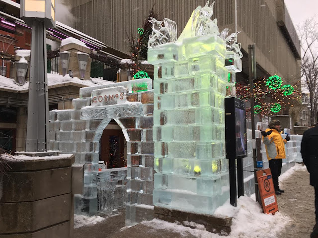 ice bar on the Grande Allée in Québec City, Canada