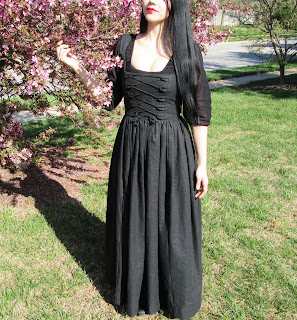 Simplicity 1771 altered to look like the witch's dress from The VVitch