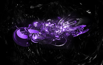 Purple Abstract HD Wallpaper  