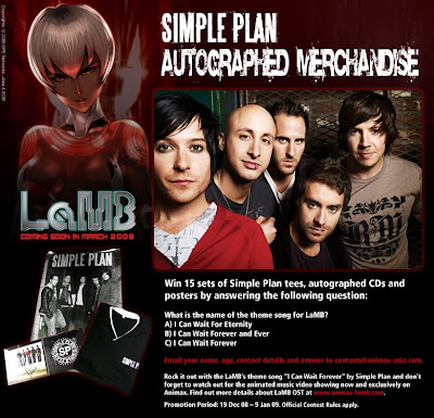 Thank you for participating in Simple Plan Online Contest