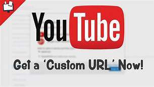 youtube custom url