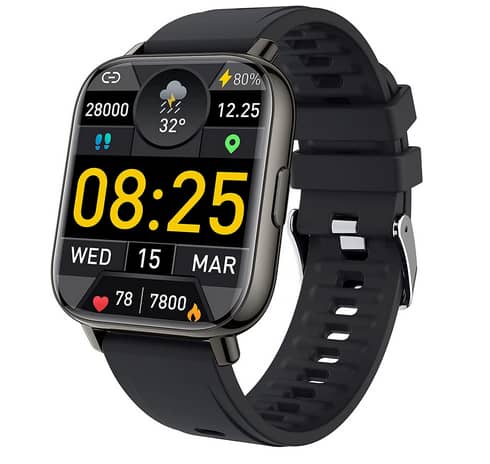 mebossco 1.69 Inch Smartwatch with Sleep Heart Rate Monitor