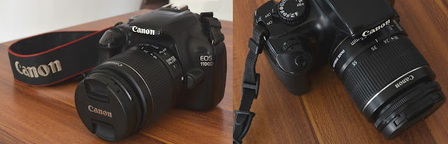 Jual Canon Eos 1100d + Lensa