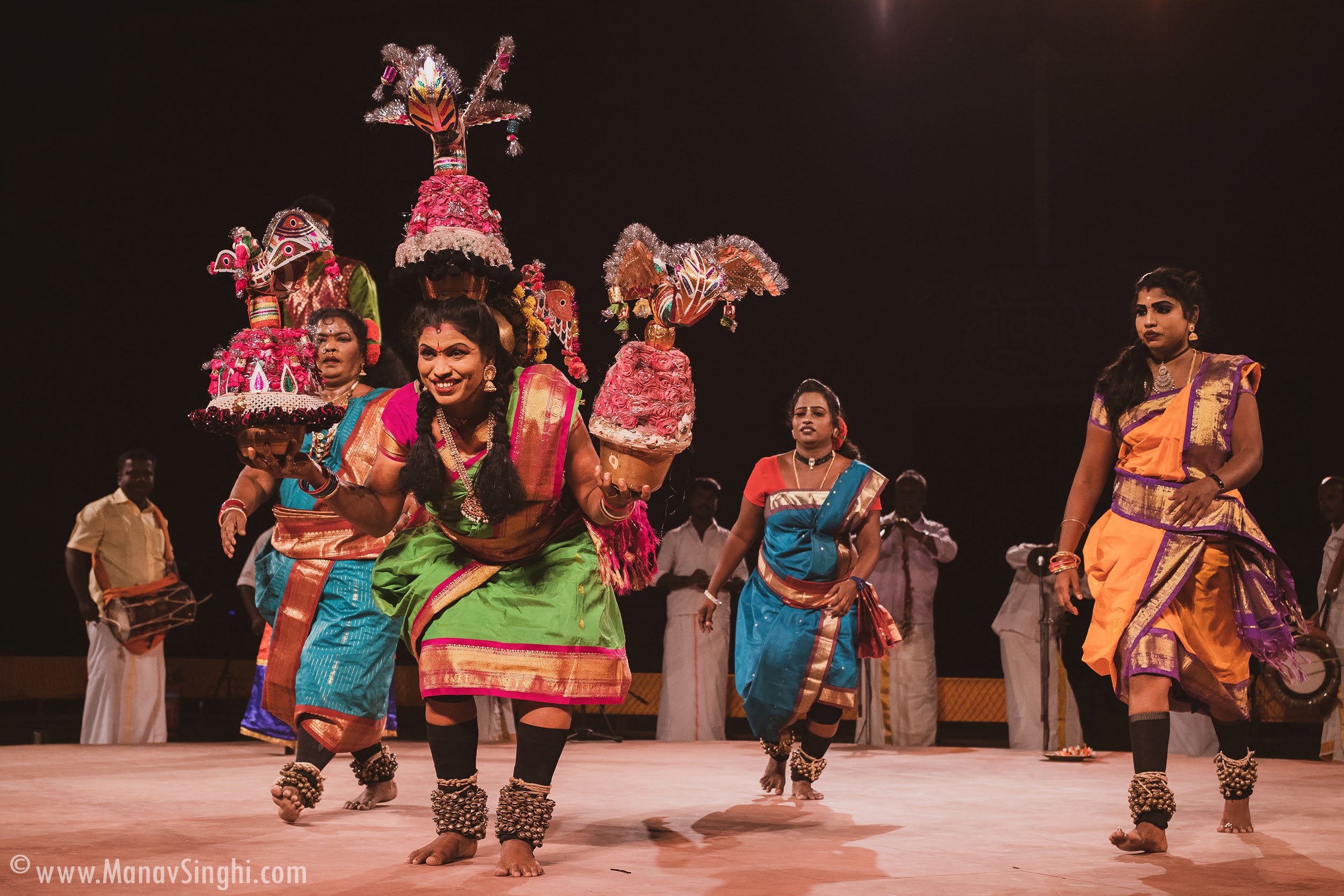 Karakattam Dance of Tamil Nadu at Lokrang Jaipur