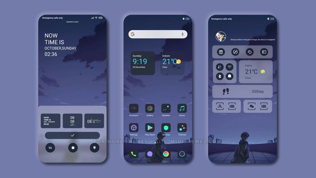 DEEP PURPLE - U.I MIUI Theme