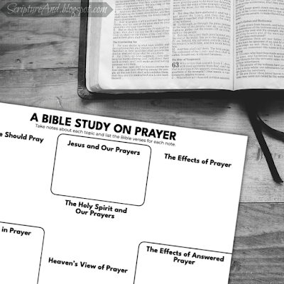 Prayer Bible Study | scriptureand.blogspot.com