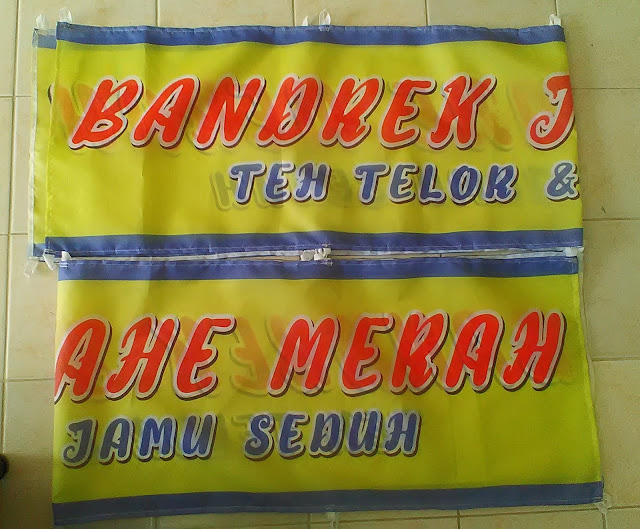 Spanduk Kain Bandrek Jahe