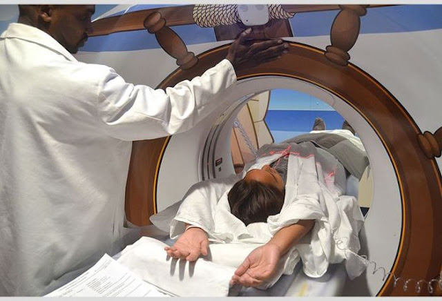 Pirate Themed CT Scanner in Children's Hospital