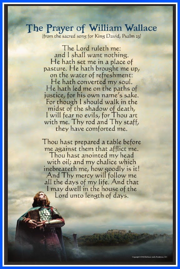 Prayer of William Wallace (Psalm 23)