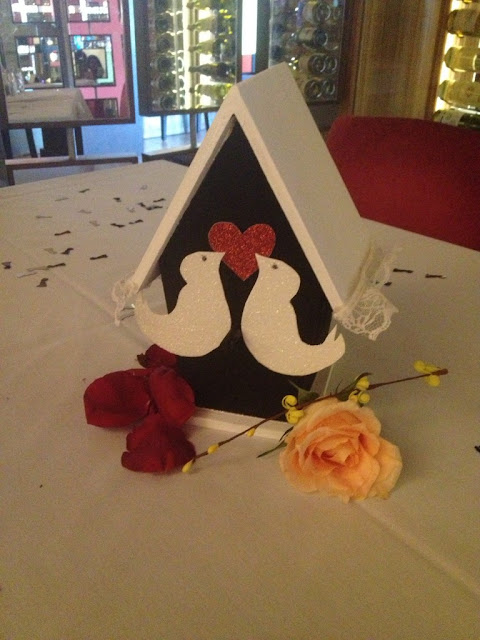 Birdhouse Centerpiece