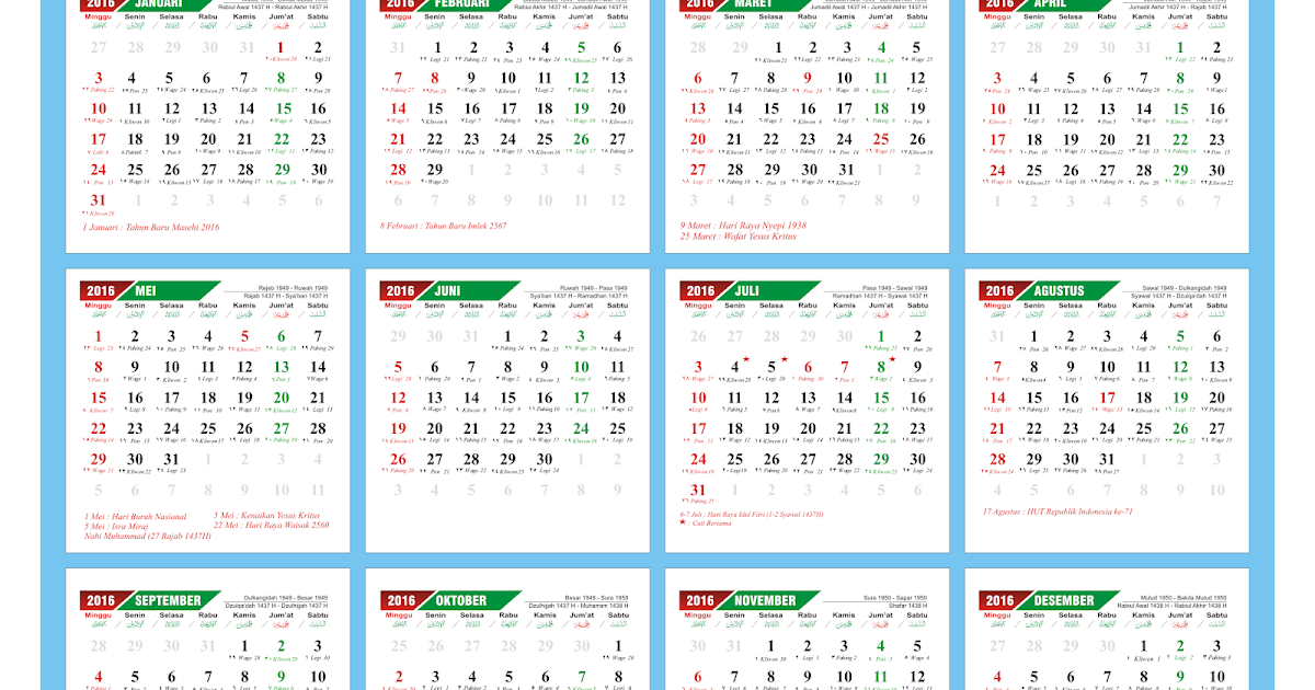 64+ Gambar Kalender Jawa 1995