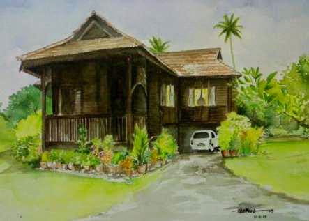  Gambar  Rumah  Pedesaan Gambar  photo