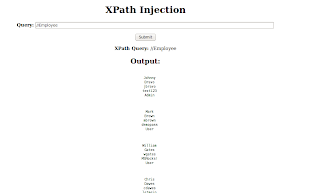 Blind Xpath injection