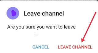 Telegram Channel Se Leave Kaise Kare