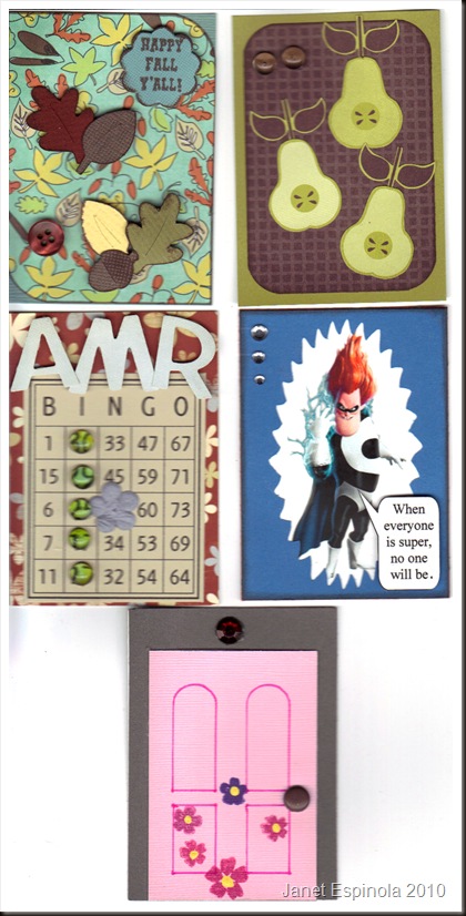 ATCs from Marilyn