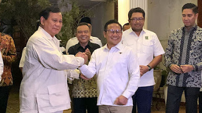 Survei Median: Prabowo-Cak Imin Tertinggi Pilihan Netizen