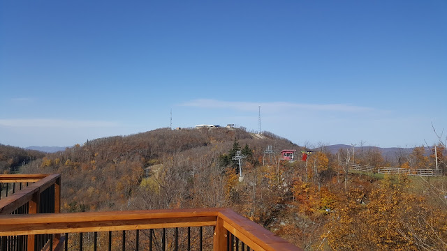 Vue à partir du belvedere du mont Spruce