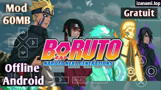 (Jeu Gratuit) Boruto: Naruto Next Generation MOD PPSSPP pour Android || NSUNI