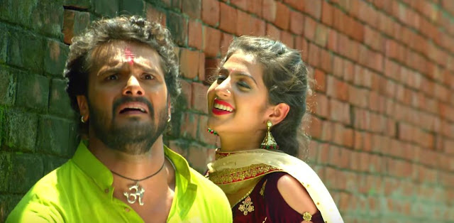 Khesari Lal Yadav And Yashika Kapoor Still In Damru - Photo.