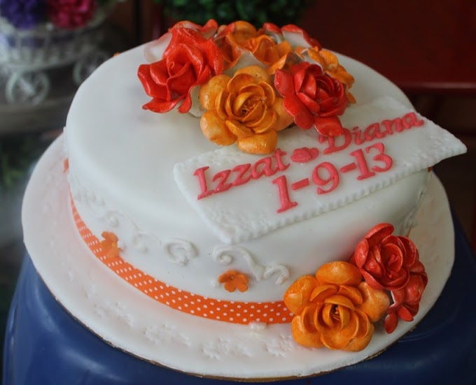 Kek Hantaran Peach