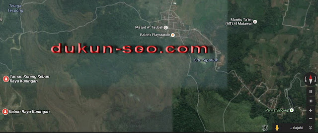 PETA GOOGLE MAP KEBUN RAYA KUNINGAN