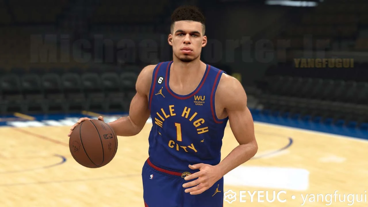 NBA 2K23 Michael Porter Cyberface