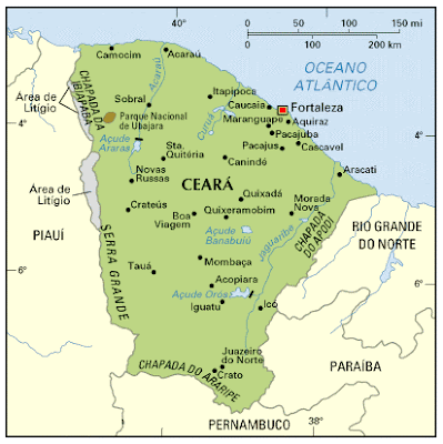 Ceará Mapa da Cidade