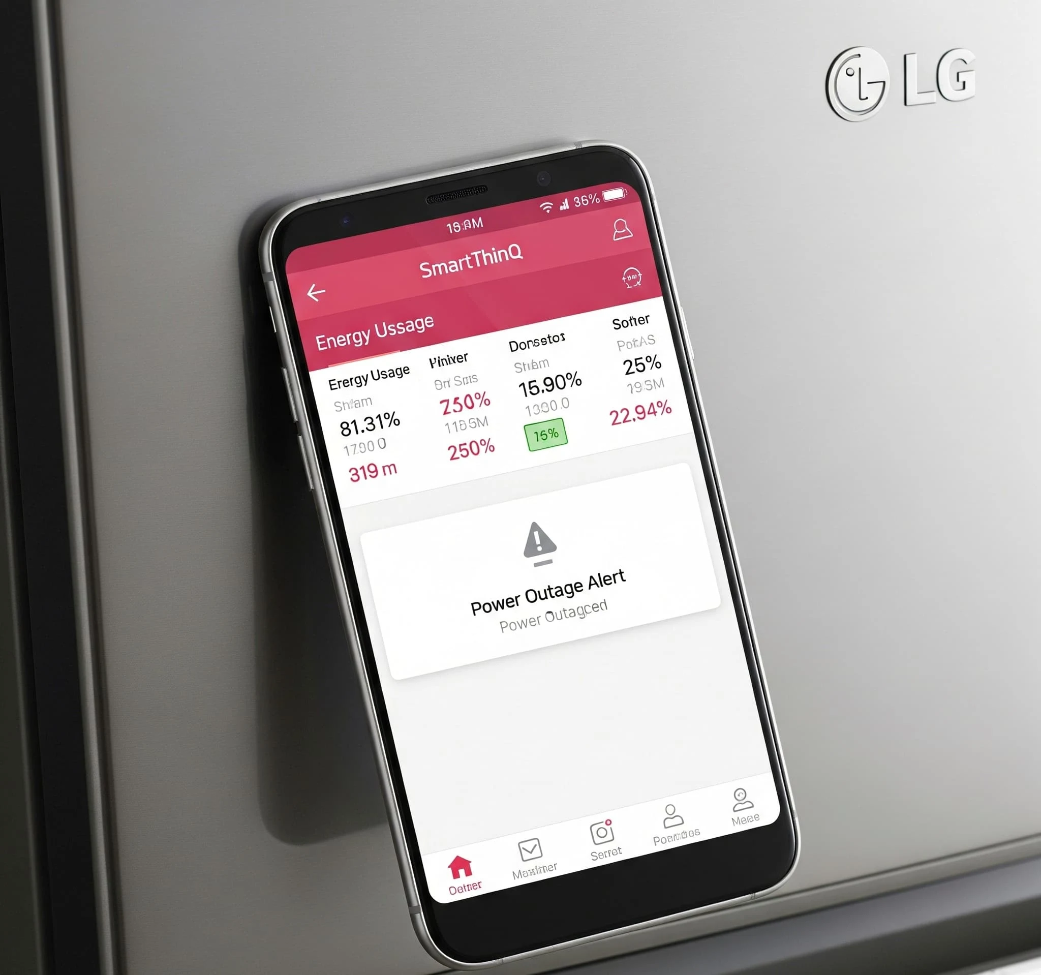 LG SmartThinQ app sending refrigerator alerts to your phone