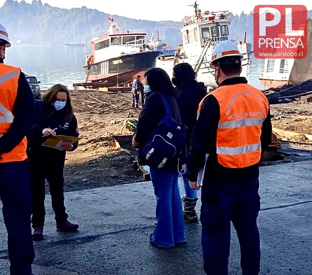 2 astilleros clausurados en Villa Marina de Puerto Montt