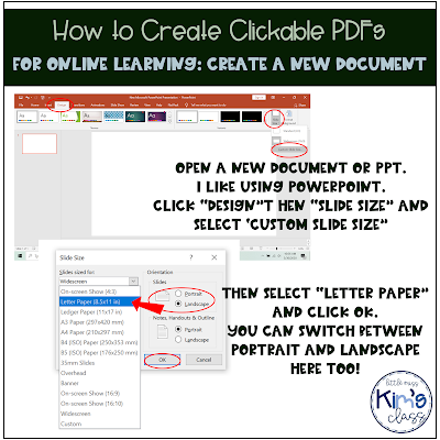 Creating Clickable PDFs for Online Learning