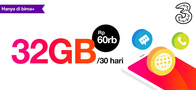 Cara Daftar Paket 32GB Tri 60rb Yang Hilang atau Gagal Diperpanjang Terbaru