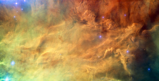 The centre of the Lagoon Nebula