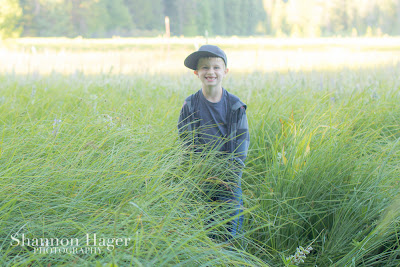 Shannon Hager Photography, Child Portrait, Oregon Meadow