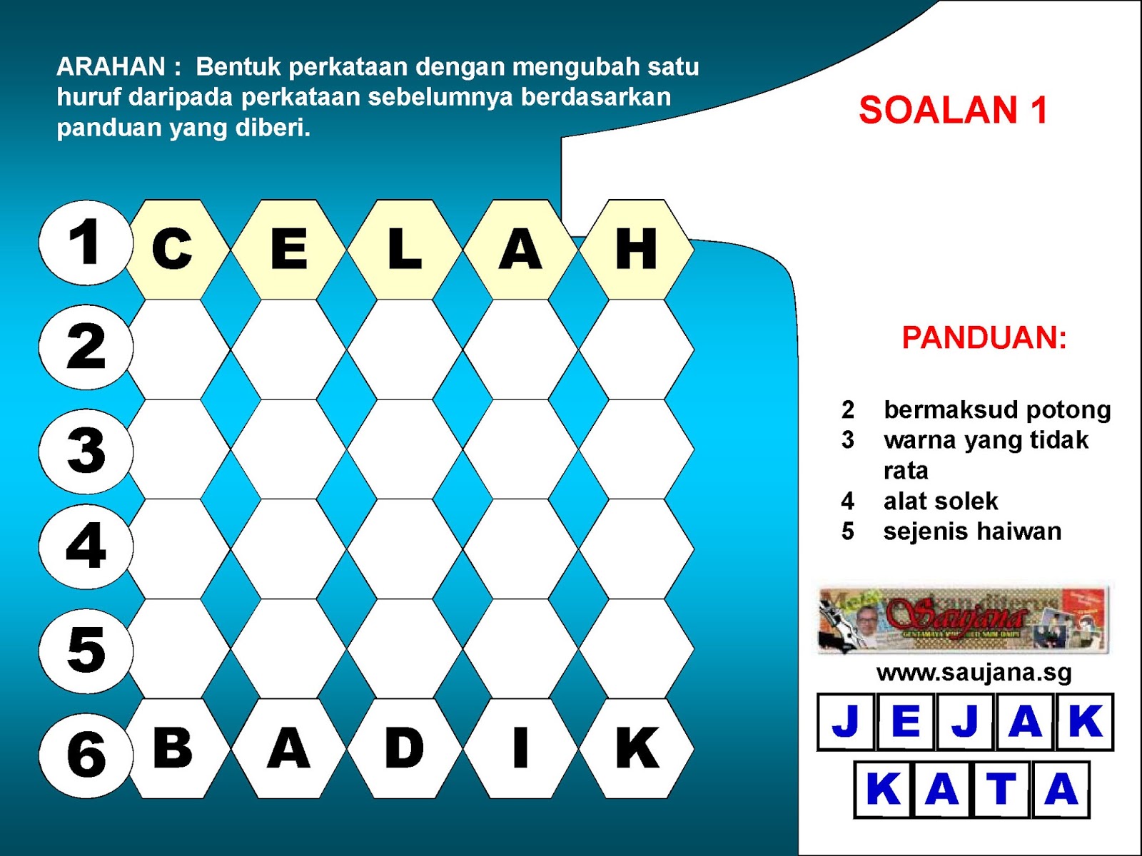 Soalan Teka Teki Nombor - Rudiju