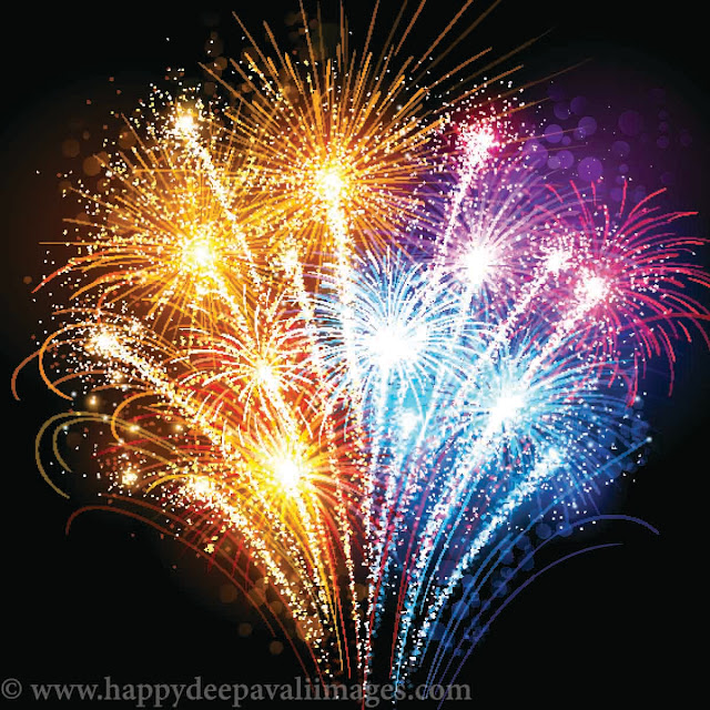 diwali firecrackers vector image