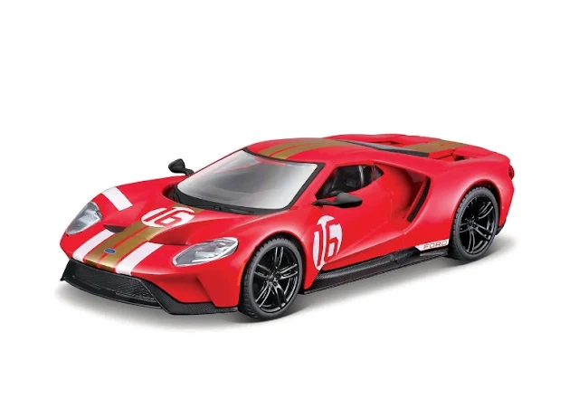 Bburago, 2022 Ford GT Heritage Edition
