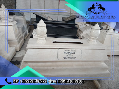 Kijing Makam Mulislim Bahan Marmer | Makam Model Islam Jakarta