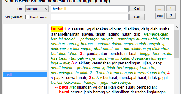 Download Kamus Besar Bahasa Indonesia v.1.5.1 untuk PC ...