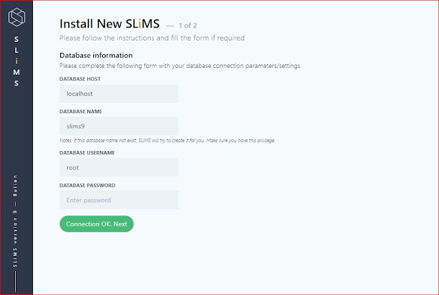 Terbaru. Cara Install SLiMS 9 Bulian Pada Server Lokal Menggunakan XAMPP