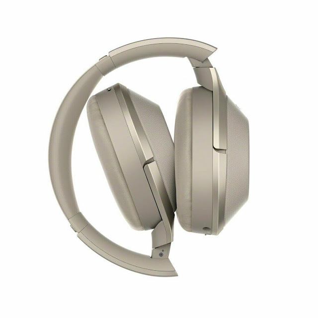 Sony MDR-1000X Wireless Bluetooth Noise Cancelling Headphones Beige