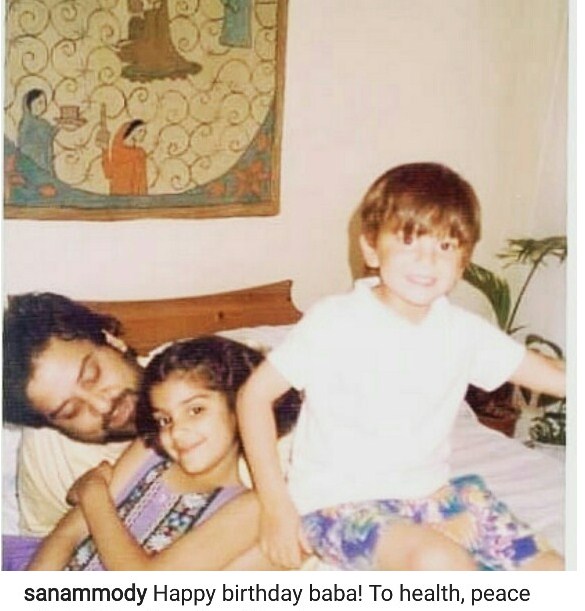 Sanam Saeed Wishes A Throwback Birthday To Her Father