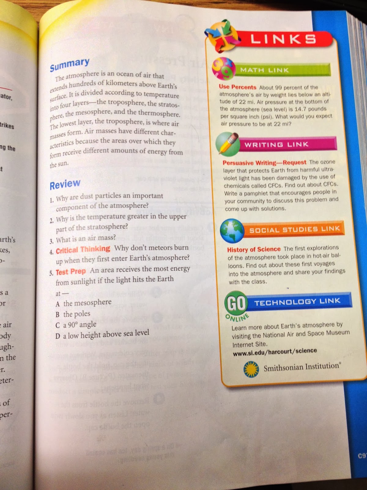 Mr. Mohammed 6th Grade Science: Lesson 1 Textbook Pages