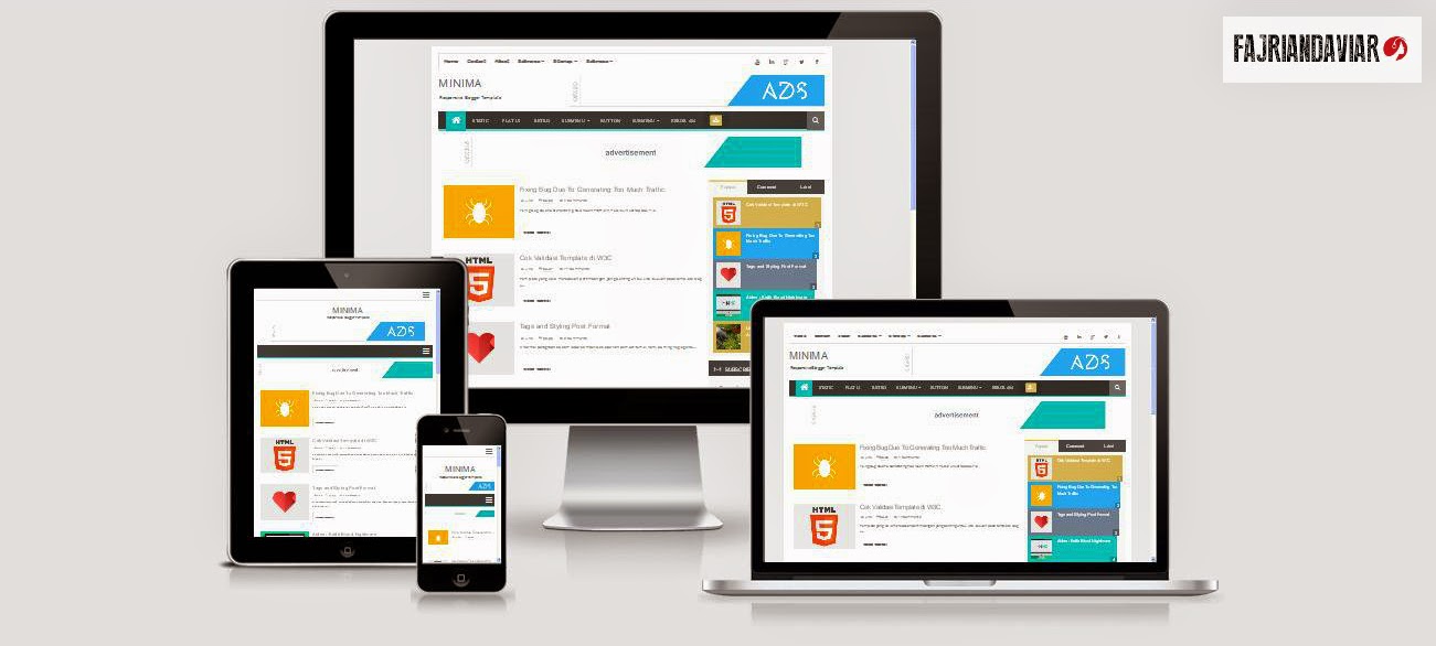 Minima Responsive Blogger Template