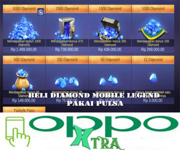 Beli Diamond Mobile Legend Pakai Pulsa