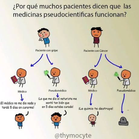 ¿Porqué muchos pacientes dicen que las medicinas pseudocientíficas funcionan?