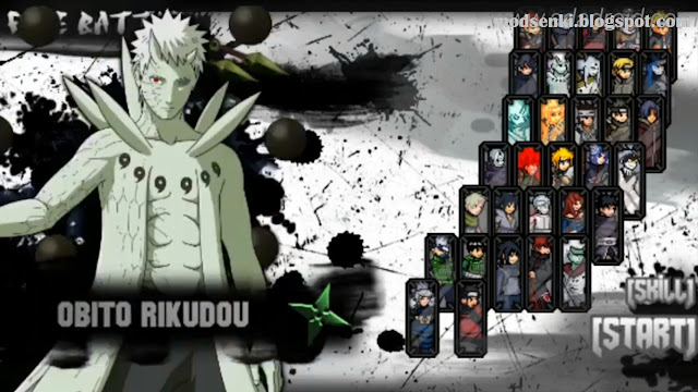 Naruto Senki MOD Battle of Ninja Full Character Apk Game Android Terbaru modsenki.blogspot.com