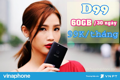 Thông tin chi tiết gói cước D99 của Vinaphone