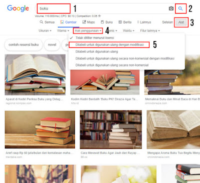 Cara Mencari Gambar Bebas Hak Cipta di Google