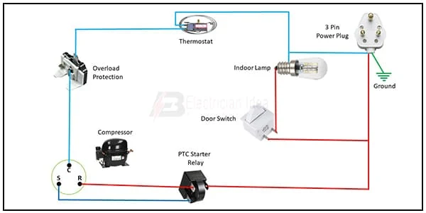 Single Phase Fridge Wiring